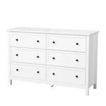Uimoso 6 Drawers Dresser Wooden Chest W/ Sliding & Anti-tip Device Bedroom White. Fixed Price $179.99.