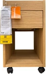 New Ikea Tonstad Oak Veneer Drawer Unit Casters 405.382.11. Fixed Price $142.69.