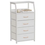 Furnulem Tall 4 Drawers Dresser, Vertical Storage Tower For Bedroom, Hallway, En. Fixed Price $209.99.