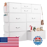 Wlive White Dresser For Bedroom 10 Drawers Chest Of Side Pockets And. Fixed Price $137.91.