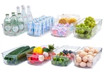 Jollypack 8 Clear Plastic Storage Bins, Pantry Organizers And With. Fixed Price $33.88.