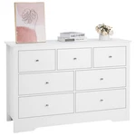 Vevor 7 Dresser Wooden Chest Of Drawers With Sliding Anti-tip Device. Fixed Price $199.99.