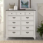 Liberty Furniture Allyson Park 11 Drawer Chesser - White. Fixed Price $1329.99.