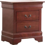 Glory Furniture Louis Phillipe 2 Drawer Nightstand In Cherry. Fixed Price $163.99.