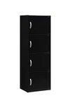 Hodedah Multipurpose 4 Door Black Storage Cabinet For Home Office. Fixed Price $83.79.