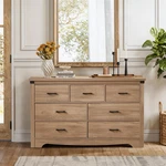 Farmhouse 7 For Bedroom, 31.4" Tall Dressers & Chest Of Drawers. Fixed Price $284.00.