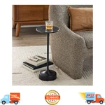 Better Homes & Gardens Aster Marble Drink Table, Black Side End Accent. Fixed Price $55.99.