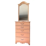 Ethan Allen Country French Tall Chest Of Drawers Dresser 26-5414 #270 W/ Mirror!. Fixed Price $1200.00.