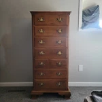 Ethan Allen Heirloom Nutmeg Maple 24" Lingerie Chest- Vintage. Fixed Price $800.00.