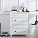 Dresser Drawers Bedroom Furniture Storage Chest Organizer Modern Painted Wood. Fixed Price $255.11.