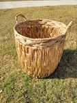 Household Essentials Wicker Storage Basket Tall Round 19" X 25" Brown. Fixed Price $110.00.