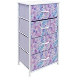 Sorbus 4 Drawer Tie-dye Dresser Nightstand Blue Pink Purple Nursery Storage New. Fixed Price $150.00.
