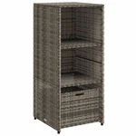 Patio Storage Cabinet Tool Organizer Outdoor Furniture Poly Rattan Vidaxl. Fixed Price $149.99.