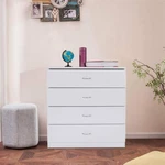 Fch Chest Of Drawers Dresser 4 Cabinet Bedroom Storage Furniture White. Fixed Price $70.49.