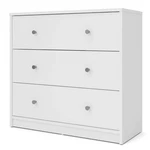 Tvilum Portland 3-DRAWER White Chest Of Drawers. Fixed Price $69.99.