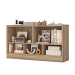 Costway Kids 2-SHELF Bookcase 5-CUBE Wood Toy Storage Cabinet Organizer Natural. Fixed Price $196.09.