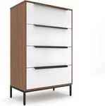 Lira Premium 4-DRAWER Fabric Dresser Stylish Dark Brown Clothing Organizer. Fixed Price $183.99.