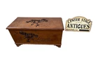 66999 Asian Oriental Hand Carved Mahogany Storage Trunk. Fixed Price $325.00.