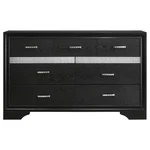 Pemberly Row Contemporary Wood Dresser With 7-DRAWER In Black. Fixed Price $702.91.