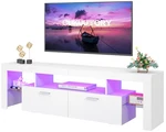 Clikuutory Modern Lighting 63 Inch Tv Stand With Large Storage Drawer For 50 55. Fixed Price $177.78.