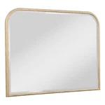 Benjara 36" Lno Rectangular Dresser Mirror- Beige Oak Wood Frame. Fixed Price $378.13.