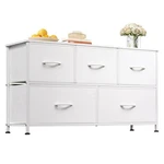 Wlive Dresser For Bedroom With Drawers, 11.81"D X 39.37"W 21.65"H, White. Fixed Price $92.83.