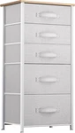 5 Drawers Dresser, Vertical Fabric Storage Tower Organizer Unit For Living Room,. Fixed Price $48.73.