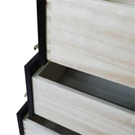 Pemberly Row Solid Wood Vanity With Right Round Sink Blue/black Galaxy. Fixed Price $1675.98.