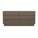 Ardea Contemporary 72" Dresser In Walnut (6-DRAWER). Fixed Price $576.13.
