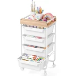 Best Apexchaser Utility Cart With 4 Drawers,rolling Storage For Crafters Artists. Fixed Price $61.36.