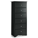 6 Drawer Chest Dresser Clothes Storage Bedroom Tall Furniture Cabinet Black. Fixed Price $148.00.