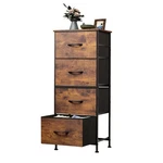 Wlive Dresser With 4 Drawers, Fabric Storage Tower, Organizer Unit For Bedro.... Fixed Price $56.49.