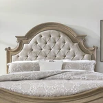Liberty Furniture Magnolia Manor Queen Upholstered Panel Headboard - Brown. Fixed Price $704.72.