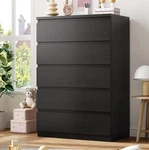 Jocoevol Black Drawer Dresser For Bedroom, 15" X 23.7" 40.4" H In Sim.... Fixed Price $168.45.