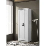 Pemberly Row Contemporary Engineered Wood Storage Cabinet White. Fixed Price $199.00.