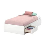 South Shore Storage Bed 14.75 In. Twin Neutral Particle Board White. Fixed Price $284.69.