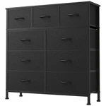 Dumos 9 Drawer Dresser For Bedroom, Fabric Storage Organizer With Sturdy Meta.... Fixed Price $80.55.