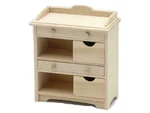 Dolls House Bare Wood Storage Cabinet Miniature Lounge Bedroom Nursery Furniture. Fixed Price $20.06.