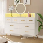 Modern 8 ,wood Dressers & Chests Of Drawers With Led Lights. Fixed Price $233.99.