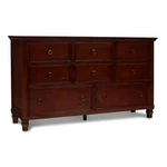 Pemberly Contemporary 8-DRAWER Wood Dresser In Brown Cherry. Fixed Price $696.33.