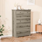 South Shore Versa Collection 6-DRAWER Dresser With Antique Handles Gray Maple. Fixed Price $129.99.