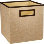 Closetmaid Premium Storage Fabric Drawer, Cr Me Brulee. Fixed Price $23.99.