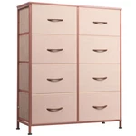 Wlive Fabric Dresser For Bedroom, Tall With 8 Drawers, Storage Tower. Fixed Price $105.58.