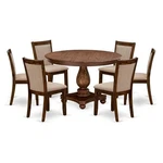 East West Furniture Ferris 7-PIECE Wooden Dining Set Light Tan/antique Walnut. Fixed Price $1012.72.