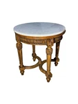 Hooker Furniture Neoclassical Marble Top Side Table. Fixed Price $895.00.