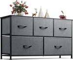Wlive Dresser For 11.81"D X 39.37"W 21.65"H, Dark Gray. Fixed Price $70.05.