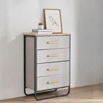 Sherwood Selene Drawer Fabric Dresser - 60X35X92CM. Fixed Price $176.24.