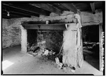 Historic Building Interior Fireplace Stone Hearth 1900S Black And White. Fixed Price $13.49.