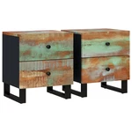 Industrial Style Solid Wood Nightstand With Plenty Of Storage Vidaxl. Fixed Price $97.99.