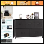 Olixis 5 Drawers Dresser For Bedroom, Fabric Storage Tower Living Entr. Fixed Price $65.99.